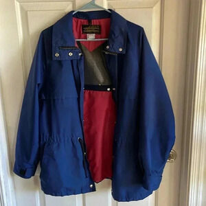 VTG 1980’s Eddie Bauer Jacket w/attachable hood SZ L Made in the USA